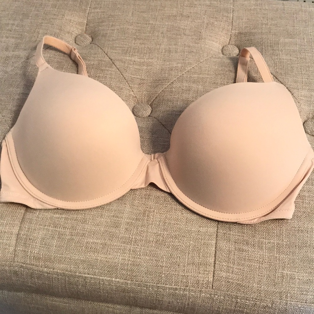 Victoria Secret PINK Demi Bra Beige 36C Like New